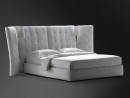 Ліжко зі стьобаним узголів'ям-ширмою Angle  200 x 200