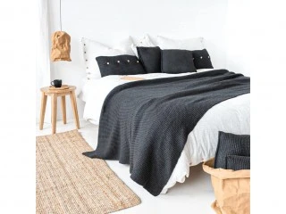 Покривало LAZY MORNING, антрацит 2