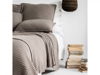 Покривало WOOLEN WEAVE, латте