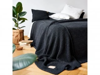 Покривало WOOLLY, антрацит  240 х 220 см 1